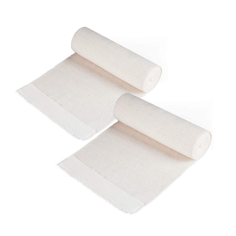 Vendajes deportivos elásticos de primeros auxilios con soporte de algodón de compresión para el cuidado de heridas