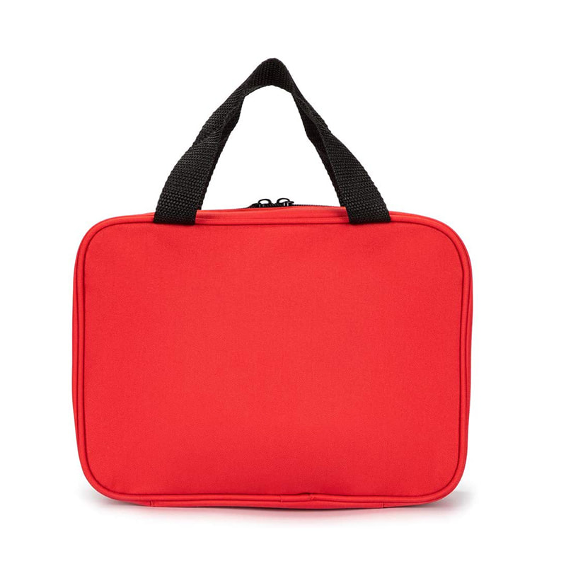 Bolso rojo vacío promocional de los primeros auxilios del totalizador para el hogar del coche del viaje 