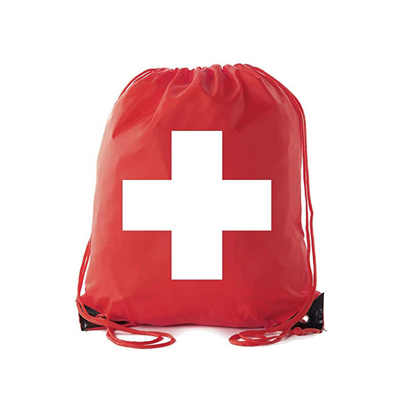 Bolso médico personalizado promocional de primeros auxilios con mochila con cordón