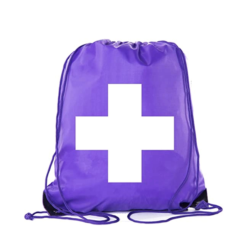 Bolso médico personalizado promocional de primeros auxilios con mochila con cordón 