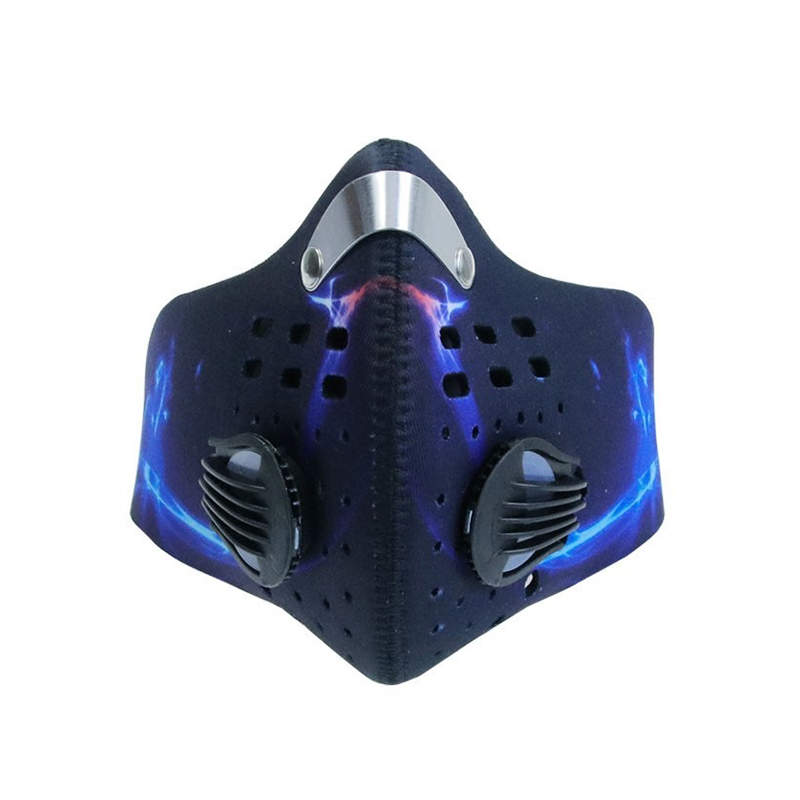 Máscara de ciclismo protectora ajustable a prueba de polvo con filtros