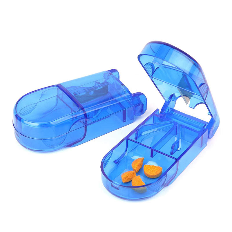 Cortador de pastillas de plástico pequeño portátil con cuchilla