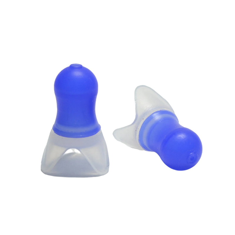 Deportes Acuáticos Natación Azul Tapón para los oídos Tapón para los oídos de silicona Adultos con cordón