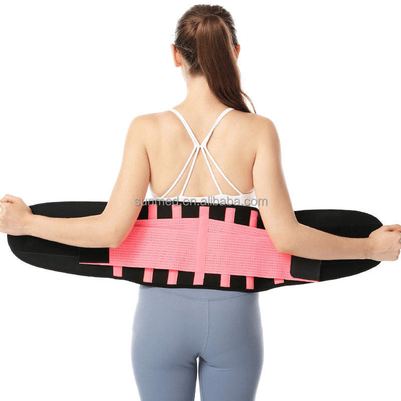 Soporte lumbar elástico en la cintura para el dolor de espalda
